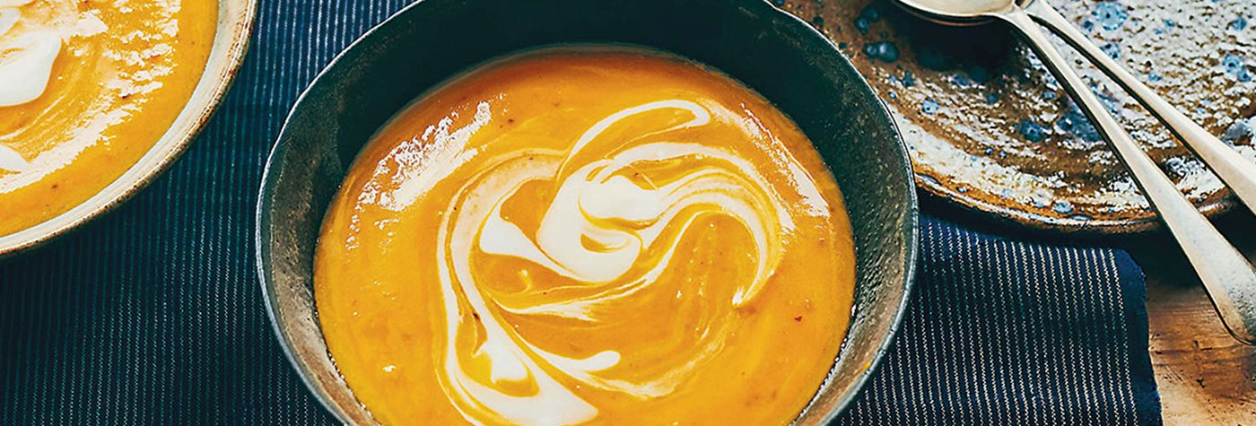 Flavors: Pumpkin Coconut Soup (Kaddu Nariyal Shorba)