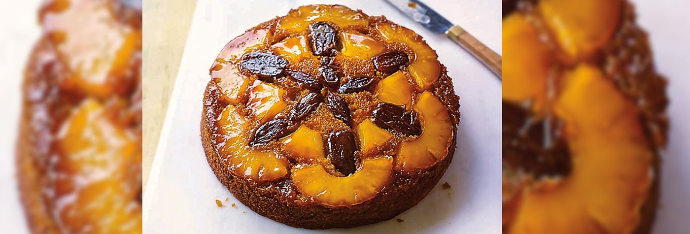 Flavors: Upside-Down in Babylon Pineapple Palace Cake