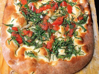 Flavors: Fresh Thyme Pie (Za'tar Akhdar)