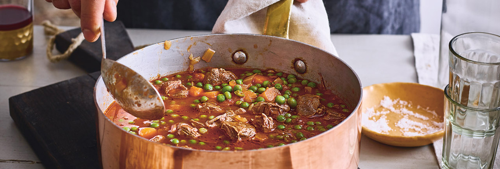 Flavors: Beef Stew with Green Peas (Bazela bil roz)