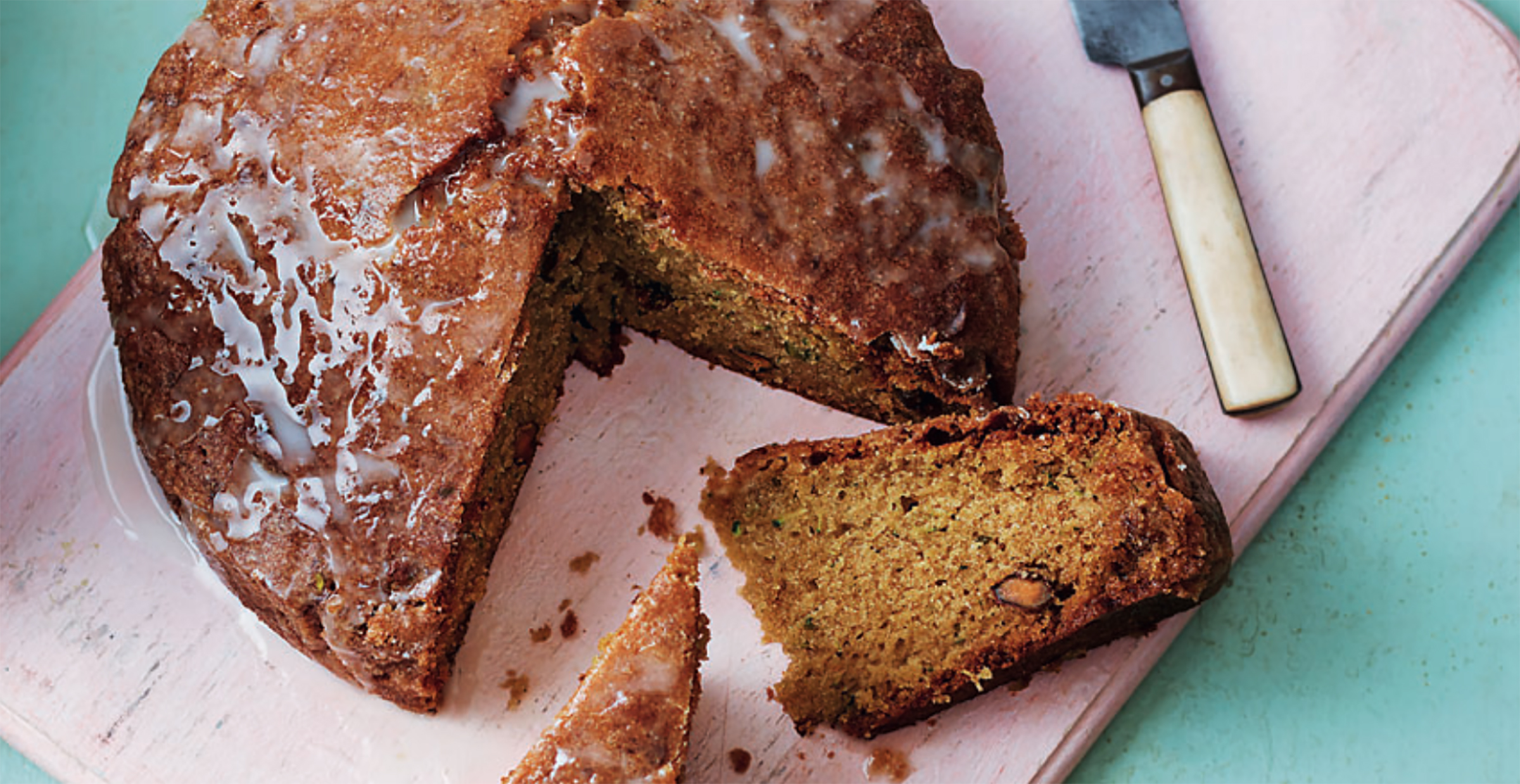 Flavors: Pistachio, Zucchini and Lemon Cake