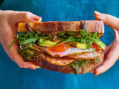 Flavors: Desi Breakfast Sandwich