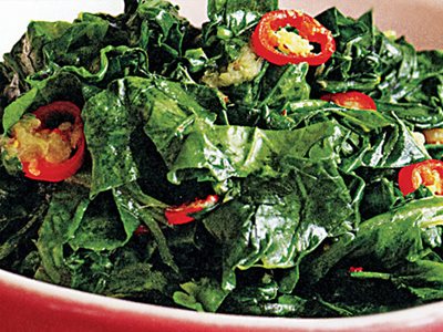 Flavors: Spinach and Ginger Salad