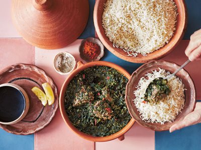 Flavors: Spinach and Lamb Curry (Sabzi)
