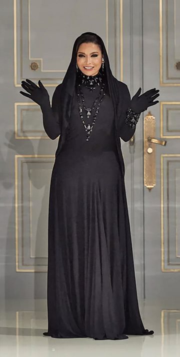 Saudi couture designer Tima Abid merges contemporary fashion with Arabian heritage.