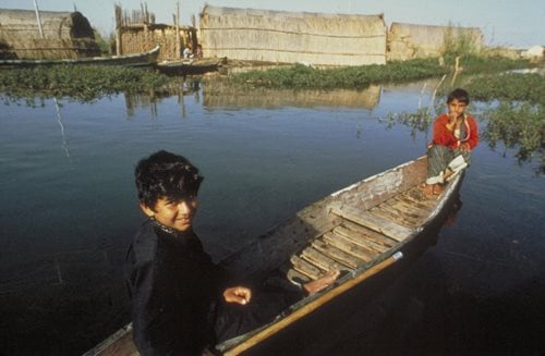 Midan boys learn to balance a mushhuf before they can walk.