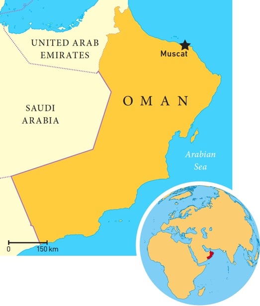 Map of OMAN