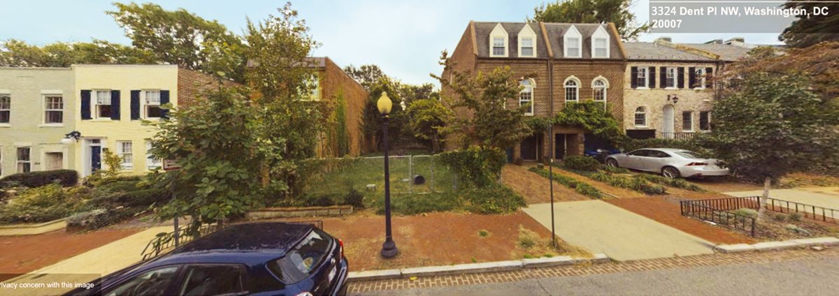 <p>Today there is an empty space between townhouses in Georgetown where Yarrow Mamout&rsquo;s home once stood. That house was replaced by another in the late 1800s. It was damaged in a storm and razed in 2013.</p>
