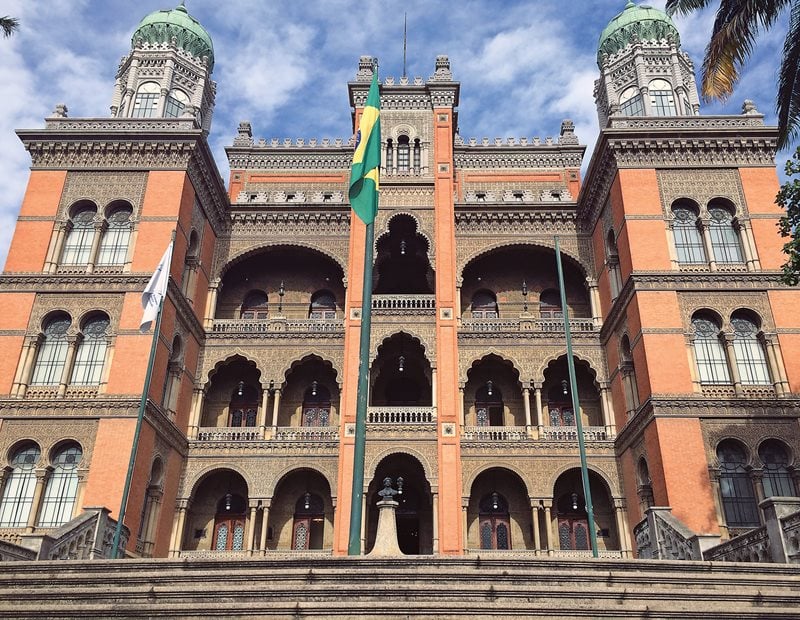 The Oswaldo Cruz Institute outside Rio de Janeiro, built between 1905 and 1918, hosts one of Brazil’s leading public health research foundations. (Map H)