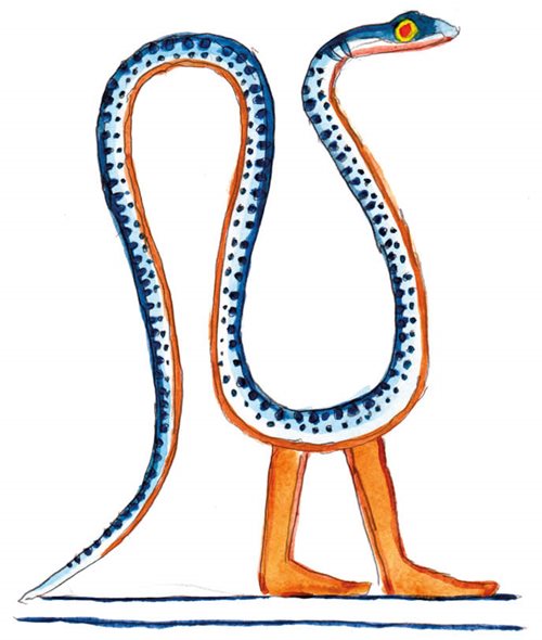 Snake god of the underworld
