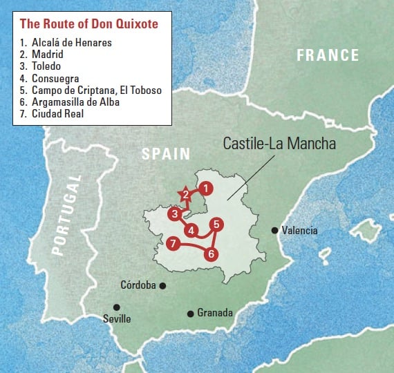 Map of Spain